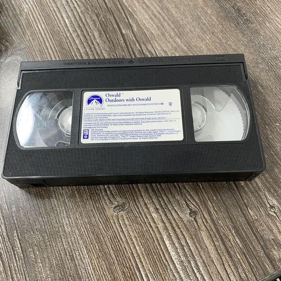Out Doors With Oswald VHS Tape 2003 Nick Jr. Animated Cartoon Vintage - Picture 10 of 10
